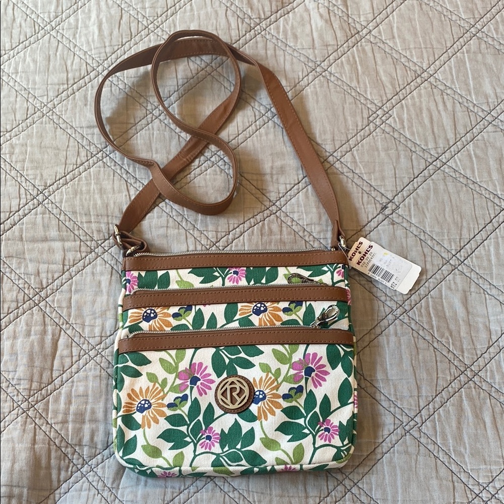 Relic Floral Crossbody Bag NWT